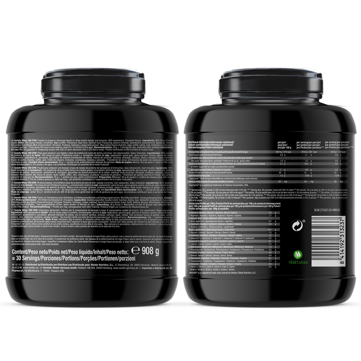 Isolate Whey 100CFM Chocolate Fondant - 908 g 2