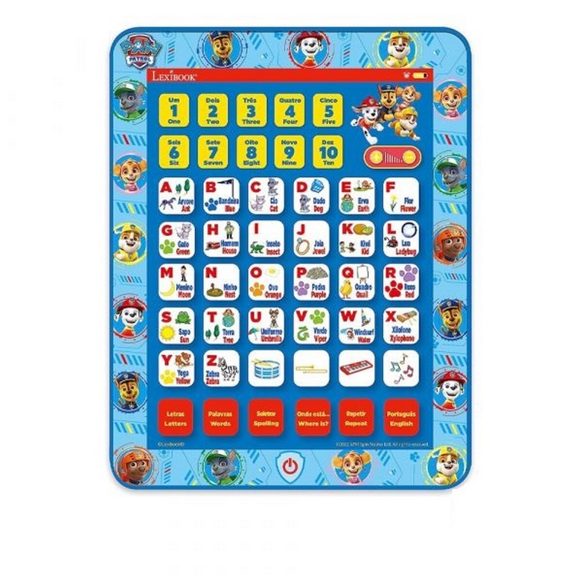 Tablet Educativo Patrulha Pata 1