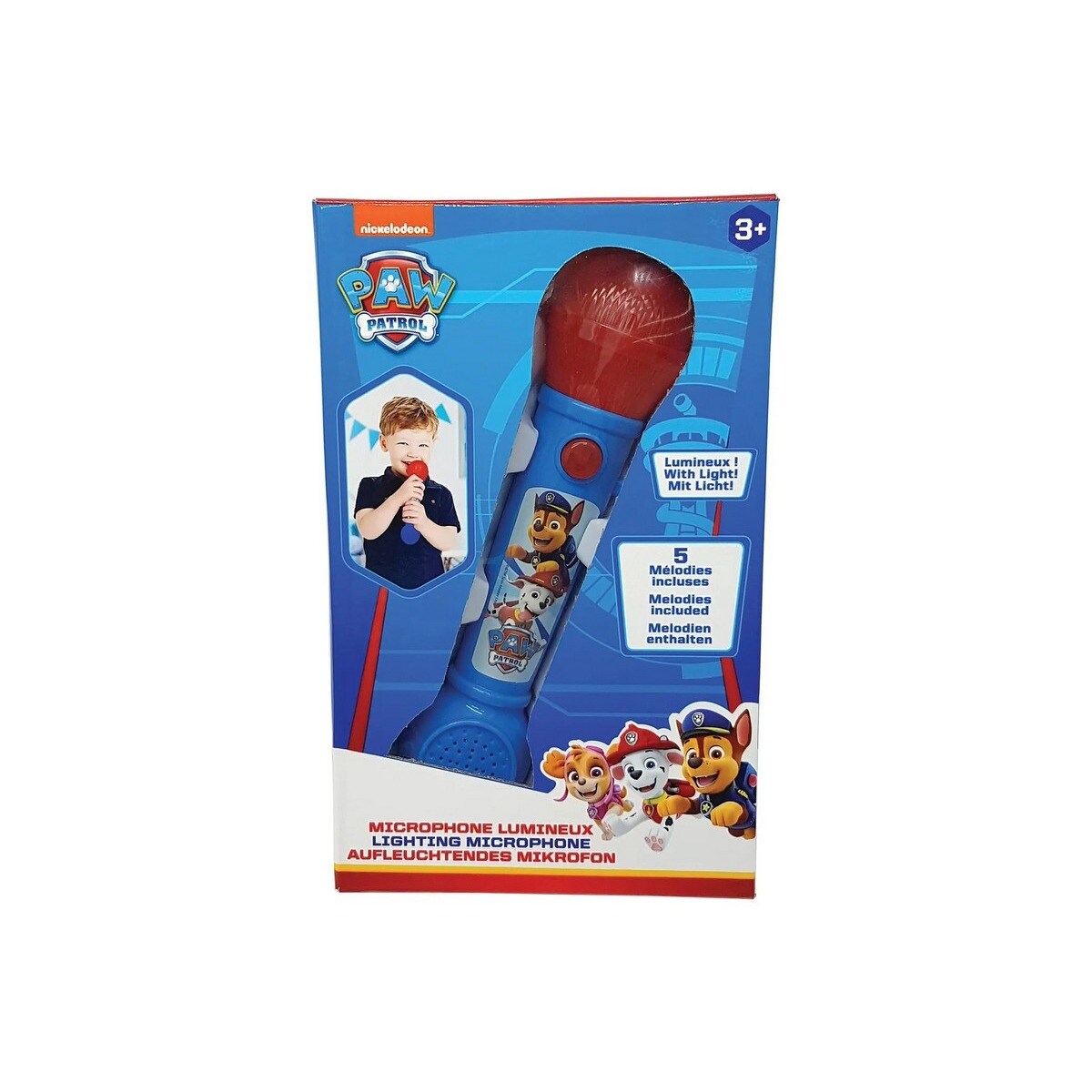 Patrulha Pata - Microfone Luminoso com Melodias 3