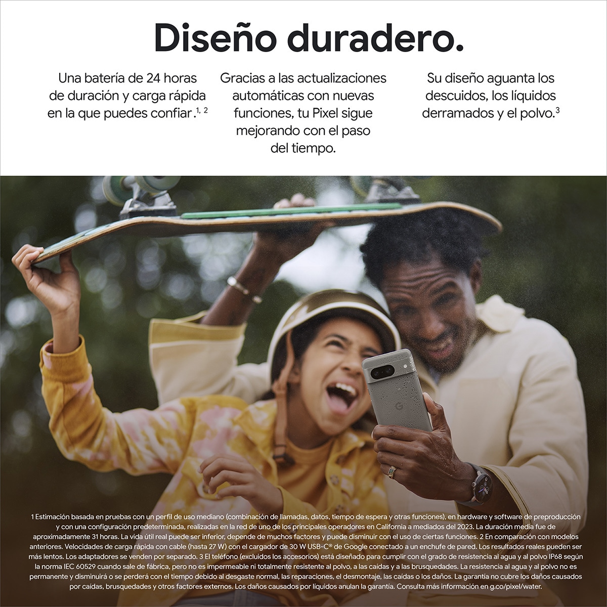 Google Pixel 8 8GB + 128 GB móvil libre Verde liquen-12