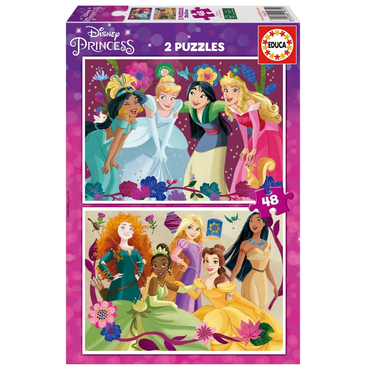 Imagem 0 de Puzzle 2x48 Disney Princess
