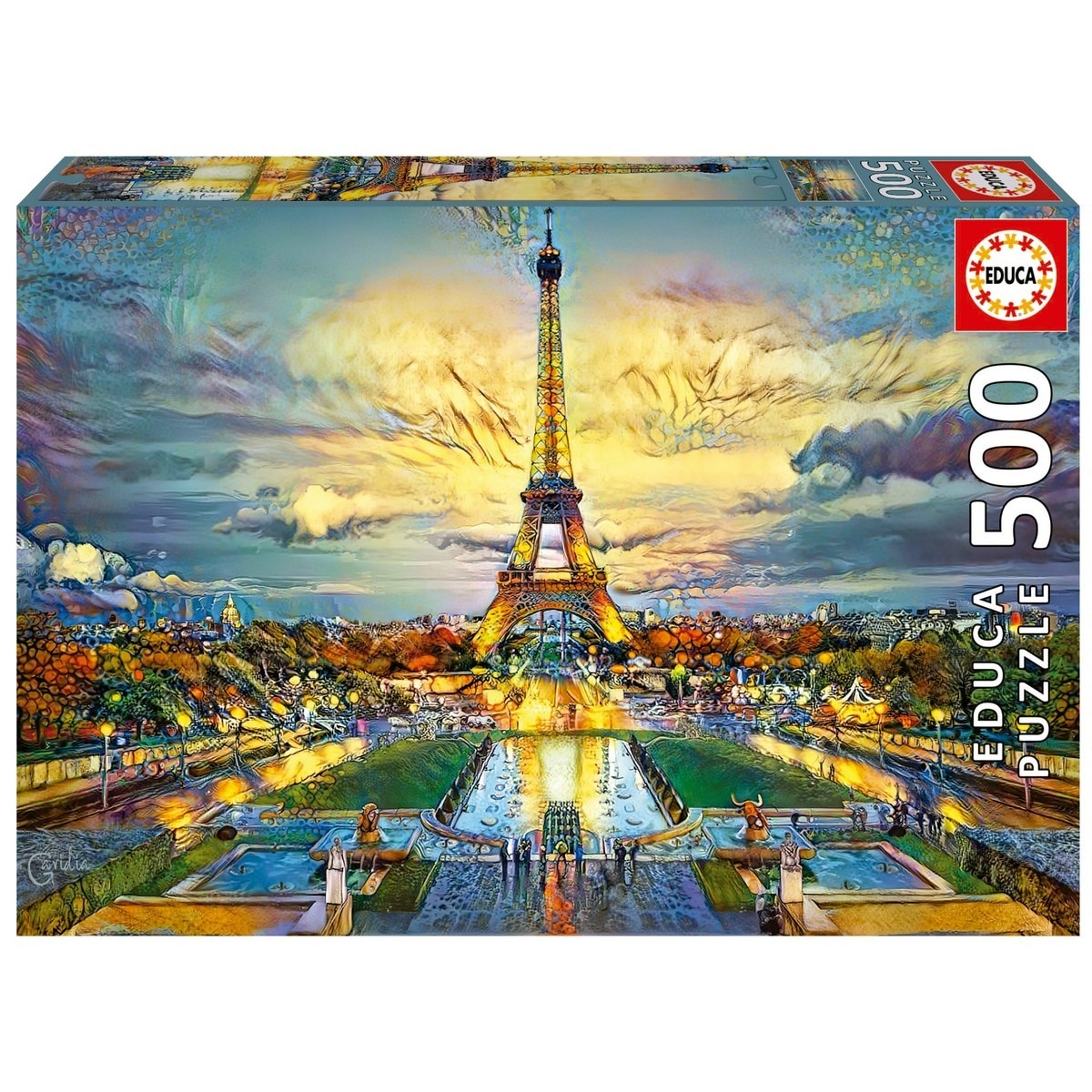 Imagem 0 de Puzzle 500 Torre Eiffel