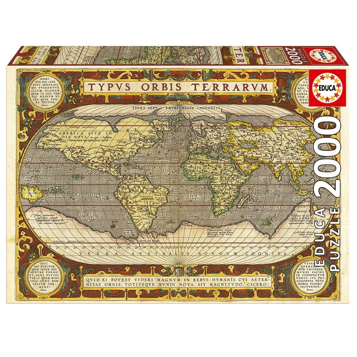 Imagem 0 de Puzzle 2000 Mapa-Mundo