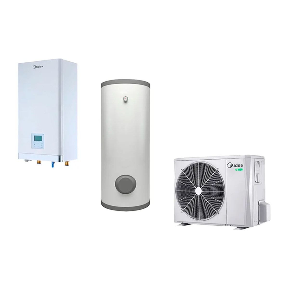 Imagen 0 de Kit de aerotermia Midea bibloc mural - M-THERMUR 10