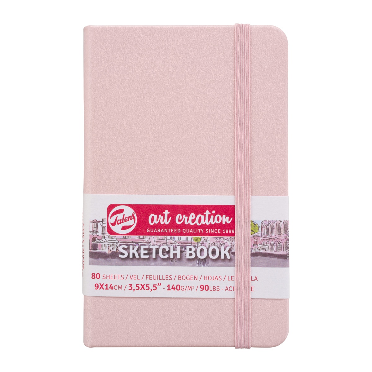 Bloco para Esboços de 80 Folhas - Rosa Rosa-1
