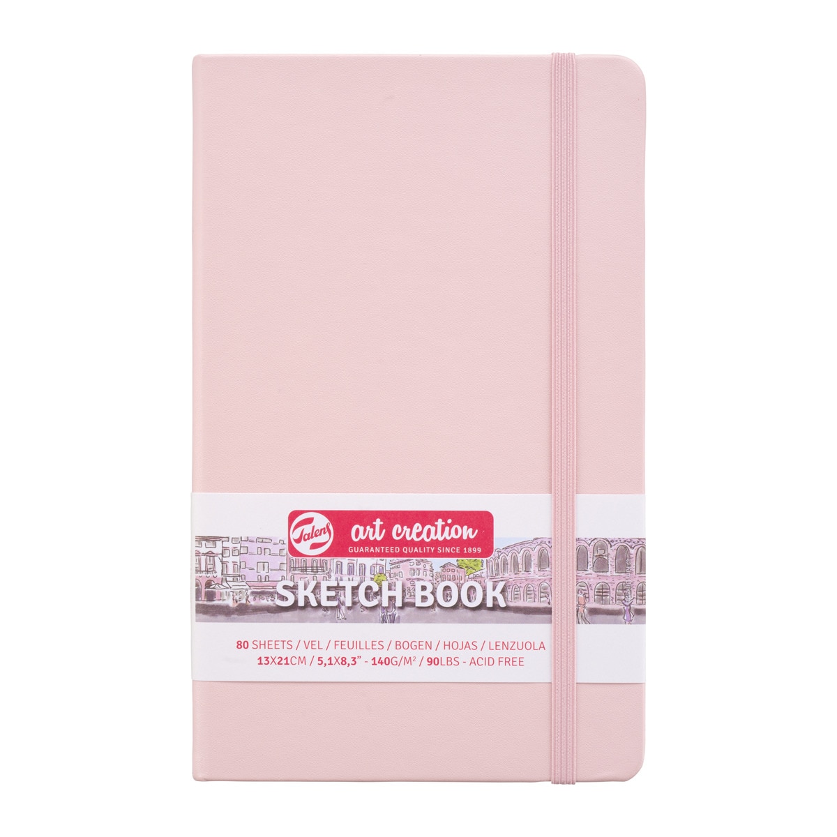 Bloco para Esboços de 80 Folhas - Rosa Rosa-1
