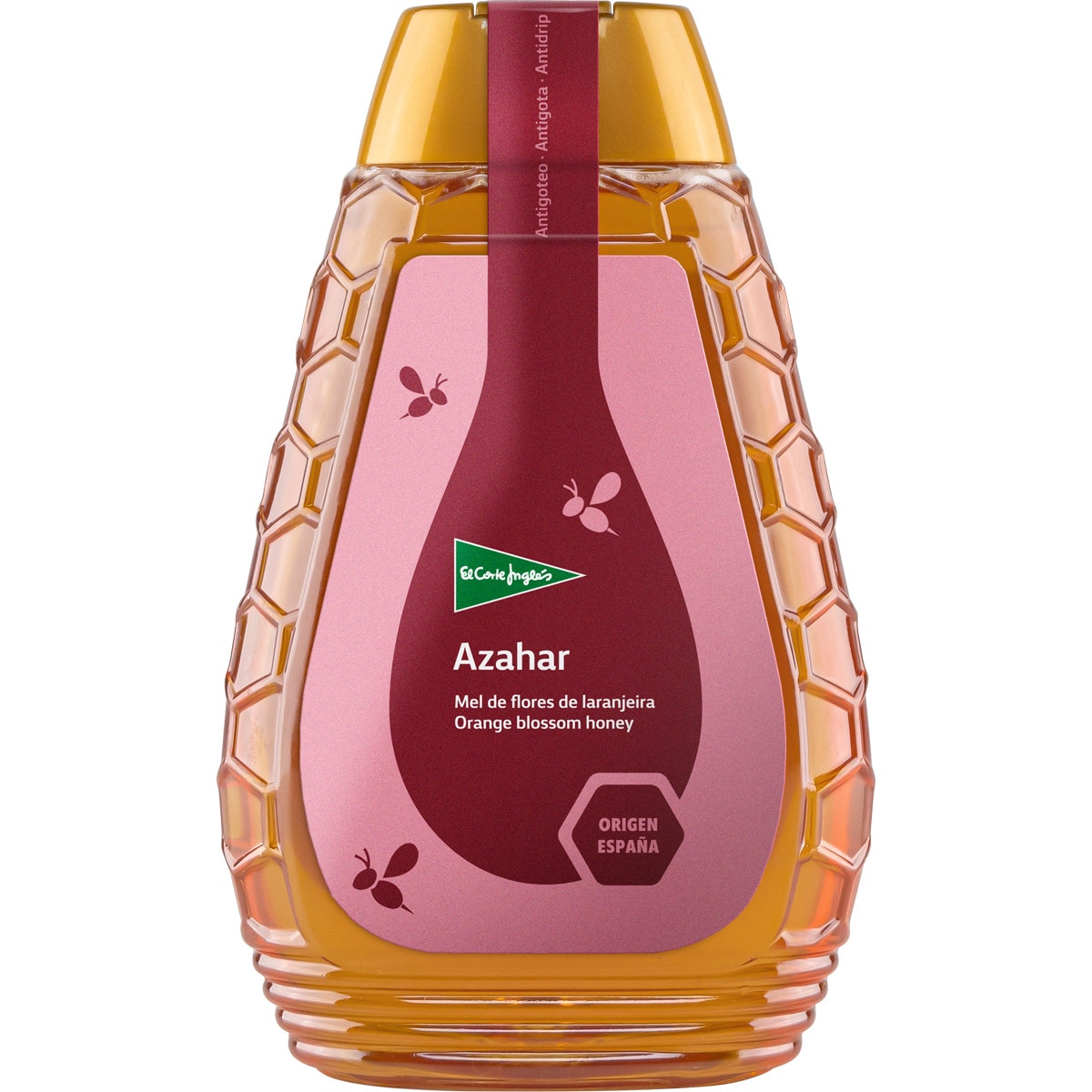 miel de azahar de origen España bote 500 g antigoteo
