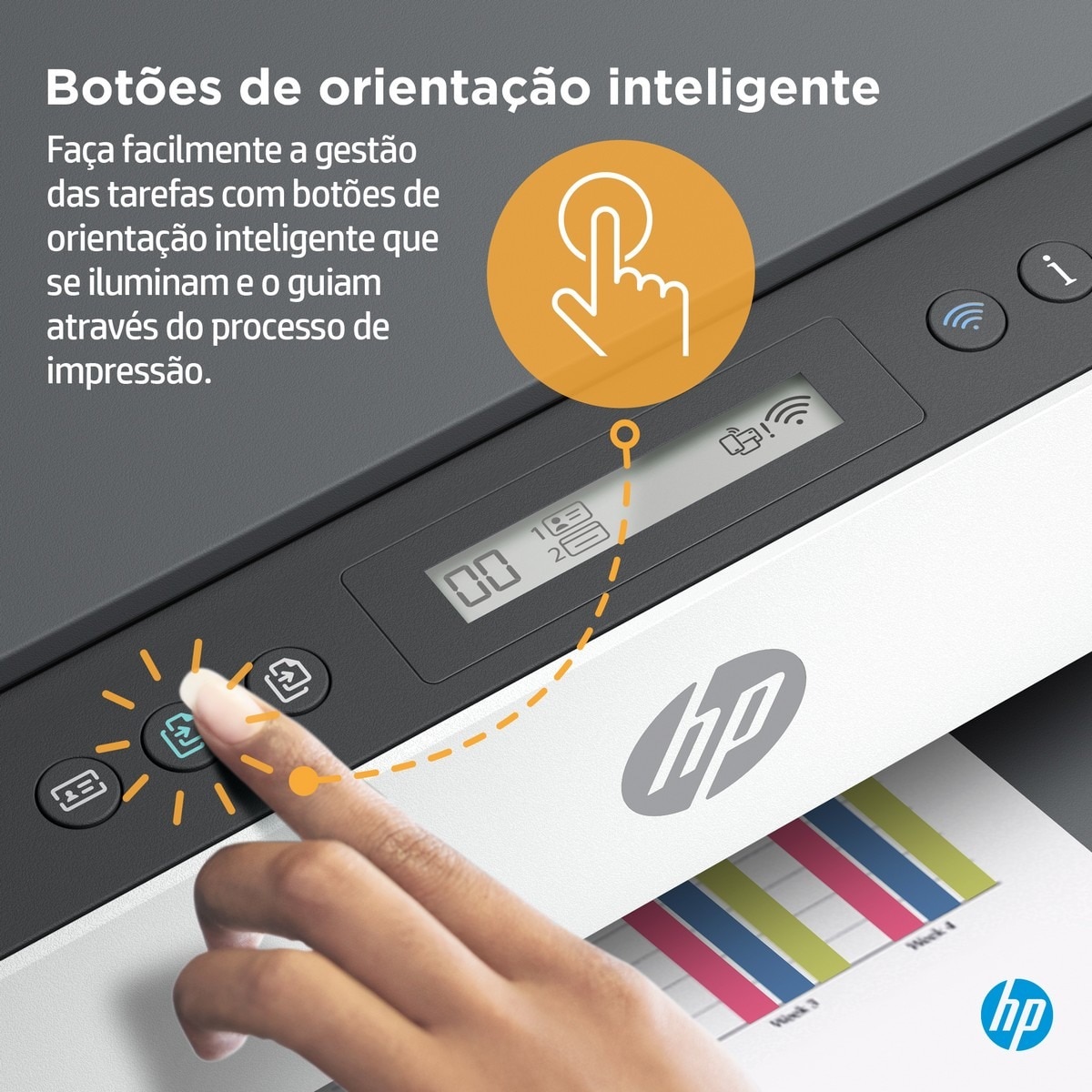 Impressora HP Smart Tank 7005 Multifunções, Jato de Tinta, Wi-Fi 9
