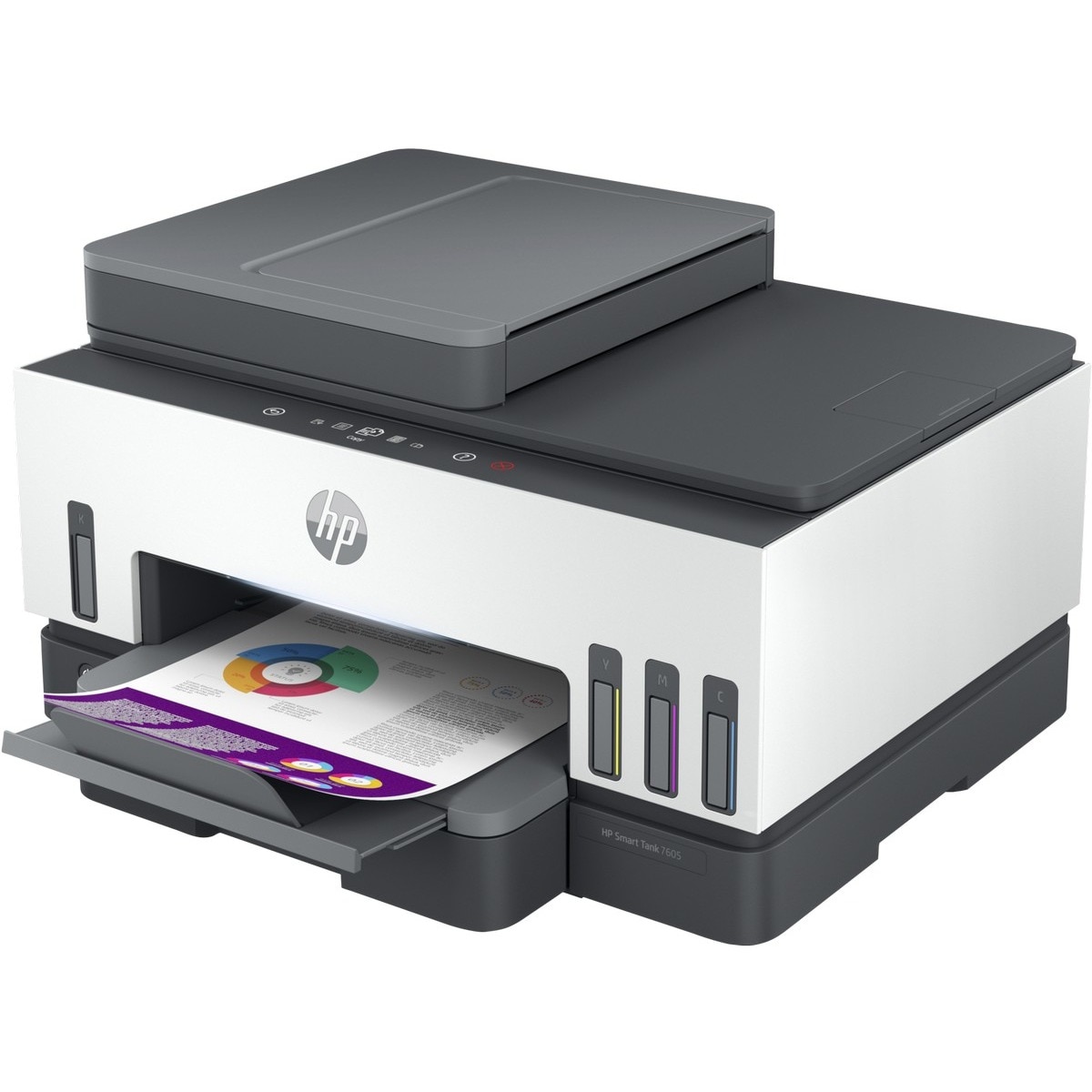 Impressora HP Smart Tank 7605 28C02A Multifunções, Jato de Tinta e Wi-Fi Branco / Preto-2