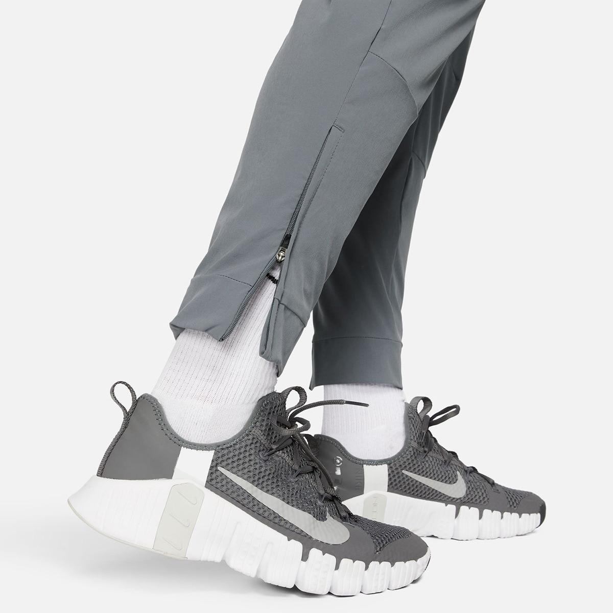 Calças de Homem Dri-FIT Unlimited Cinzento-5
