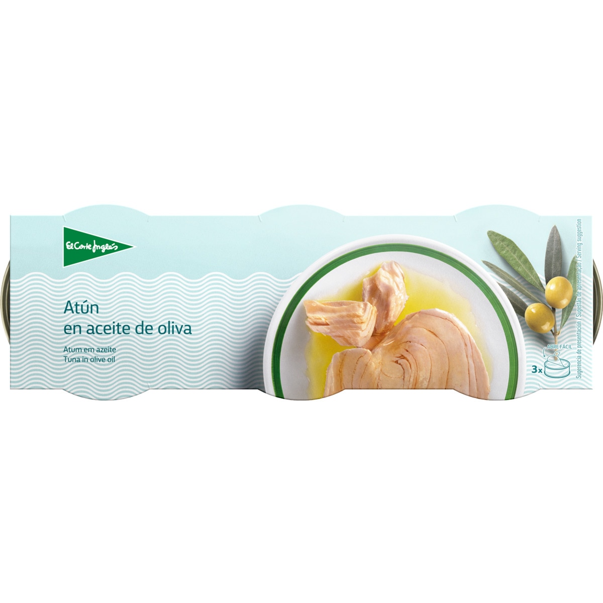 Atum em Azeite Pack 3 embalagem 180 g