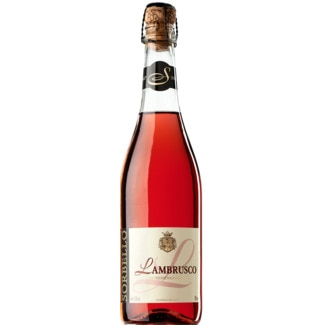 Vinho de Itália Lambrusco Rosé garrafa 75 cl - Sorbello