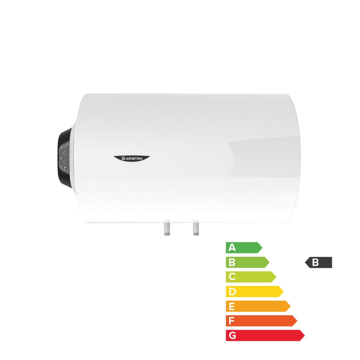 Termo eléctrico horizontal Ariston 80 litros -PRO1 ECO 80 H ES EU Blanco-4
