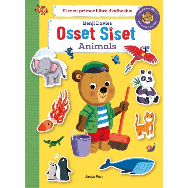 Imagem 0 de Osset Siset. El meu primer llibre d'adhesius. Animals (Capa mole)