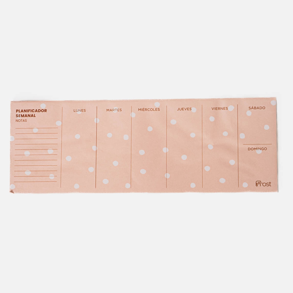 Imagem 0 de Planificador Semanal L Bolinhas - Verde/Branco