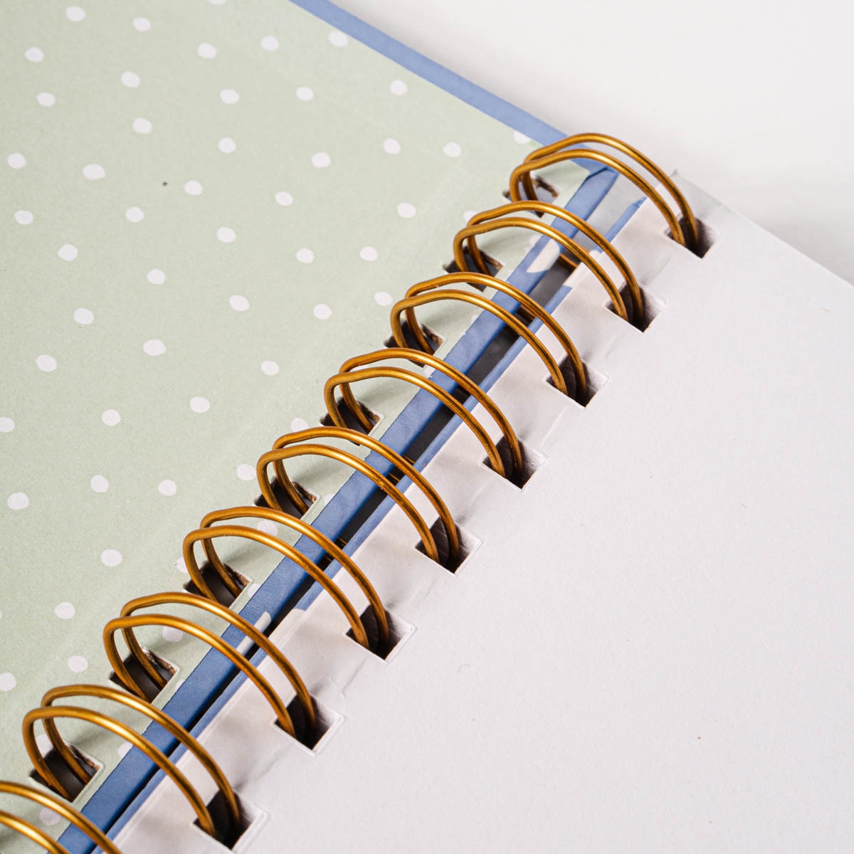 Libreta espiral S margaritas Frost azul /Blanco Azul / Blanco-4
