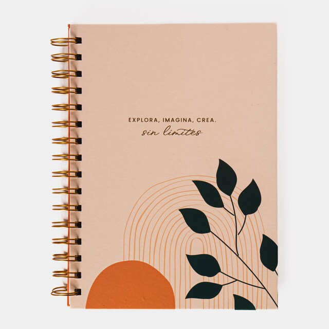 Imagen 0 de Libreta espiral M hojas Frost naranja