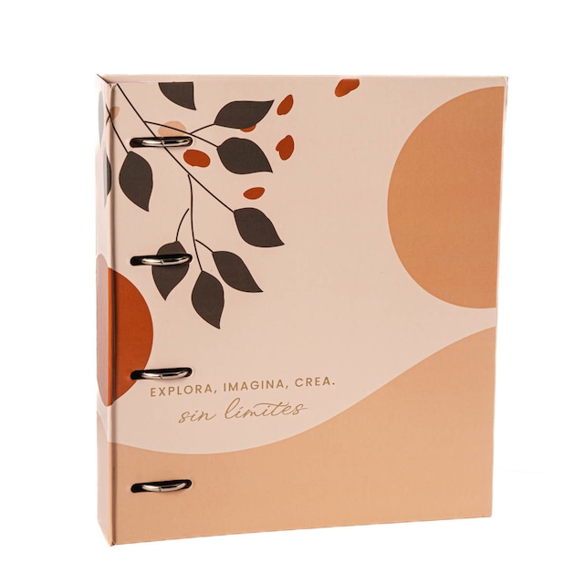 Imagen 0 de Archivador 4 anillas hojas Frost naranja /Multicolor