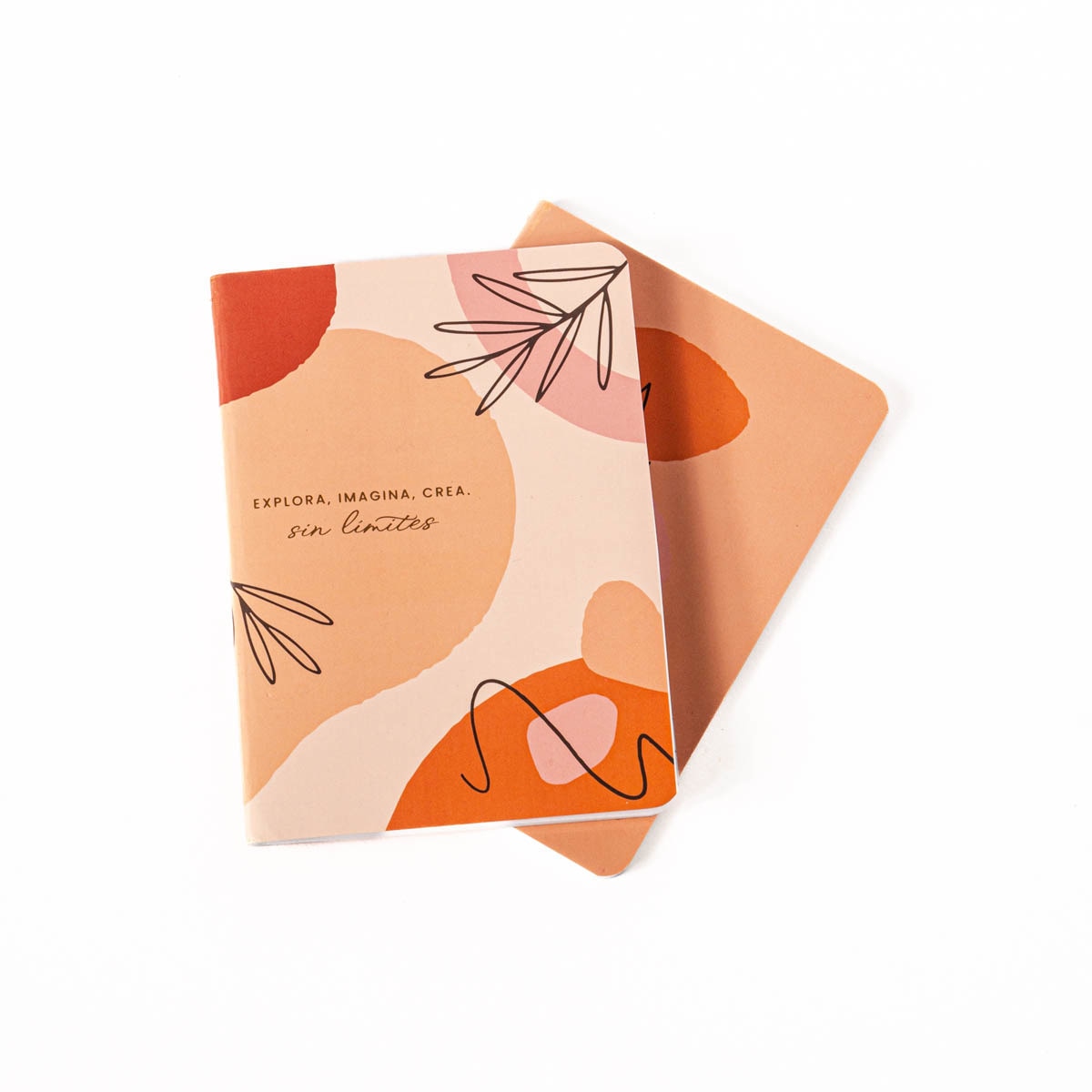 Imagen 0 de Cuadernos S blanco y rayas hojas Frost naranja /Multicolor