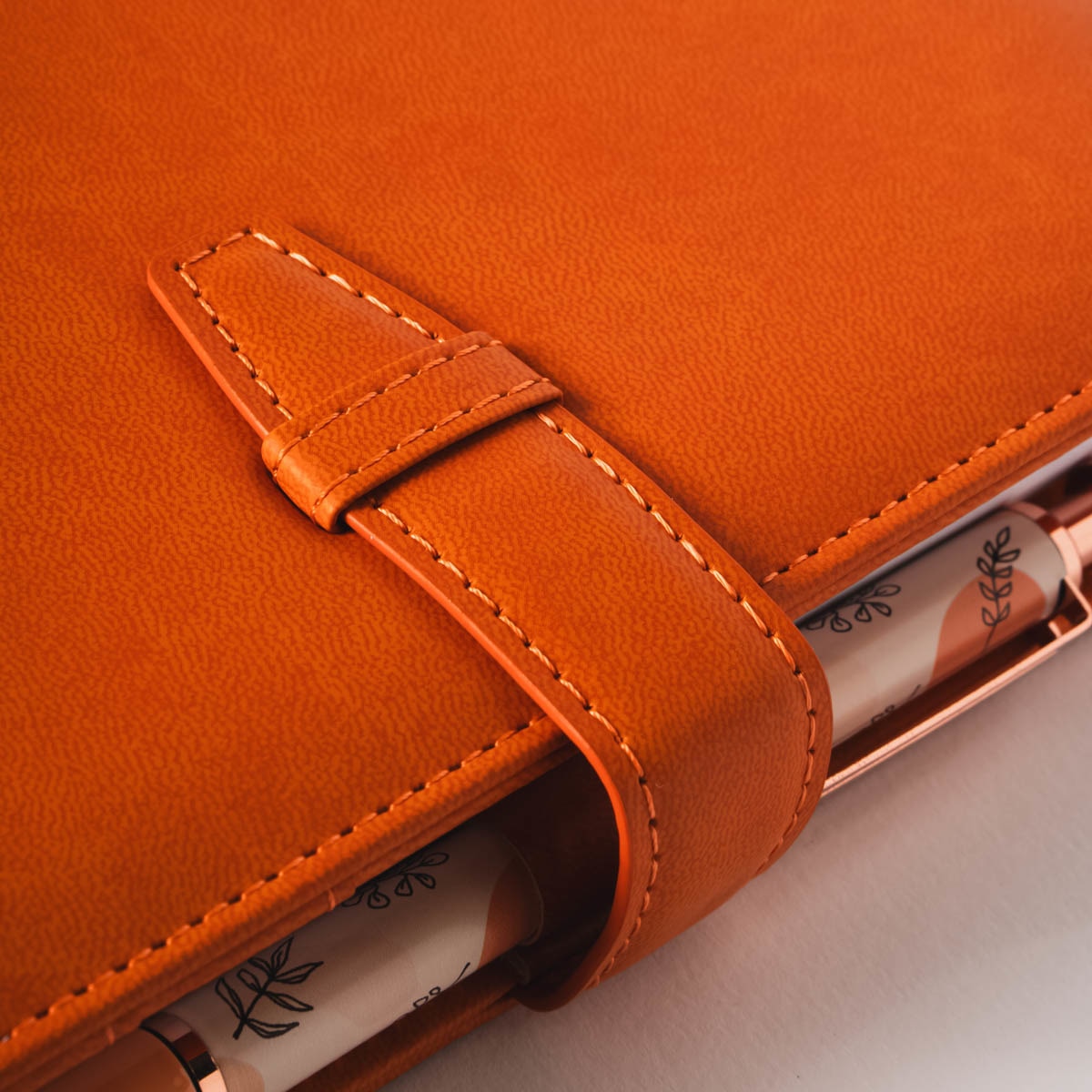 Cuaderno recargable M Frost verde Naranja-3
