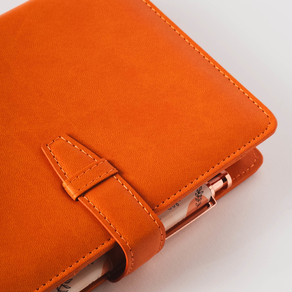 Cuaderno recargable M Frost verde Naranja-2