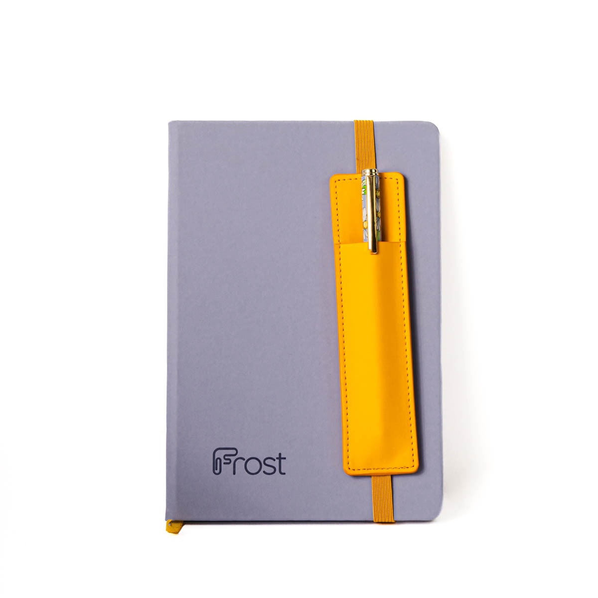 Imagen 0 de Cuaderno M con accesorios para bolígrafo o gafas margaritas Frost azul y multicolor