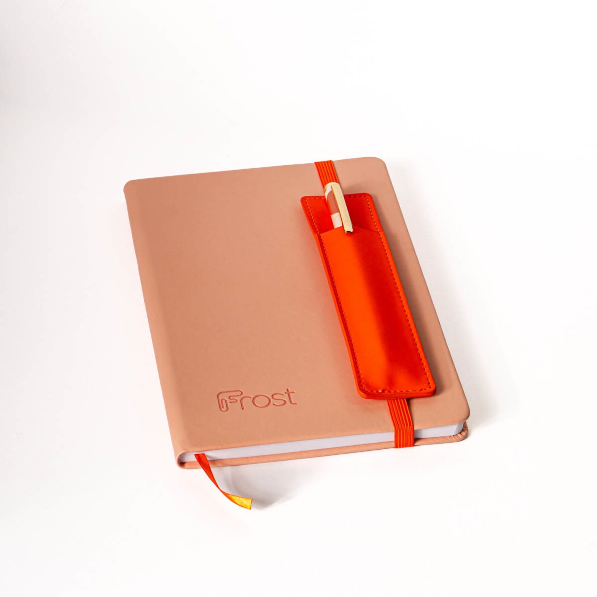 Imagen 0 de Cuaderno M con accesorios para bolígrafos o gafas Frost naranja y multicolor