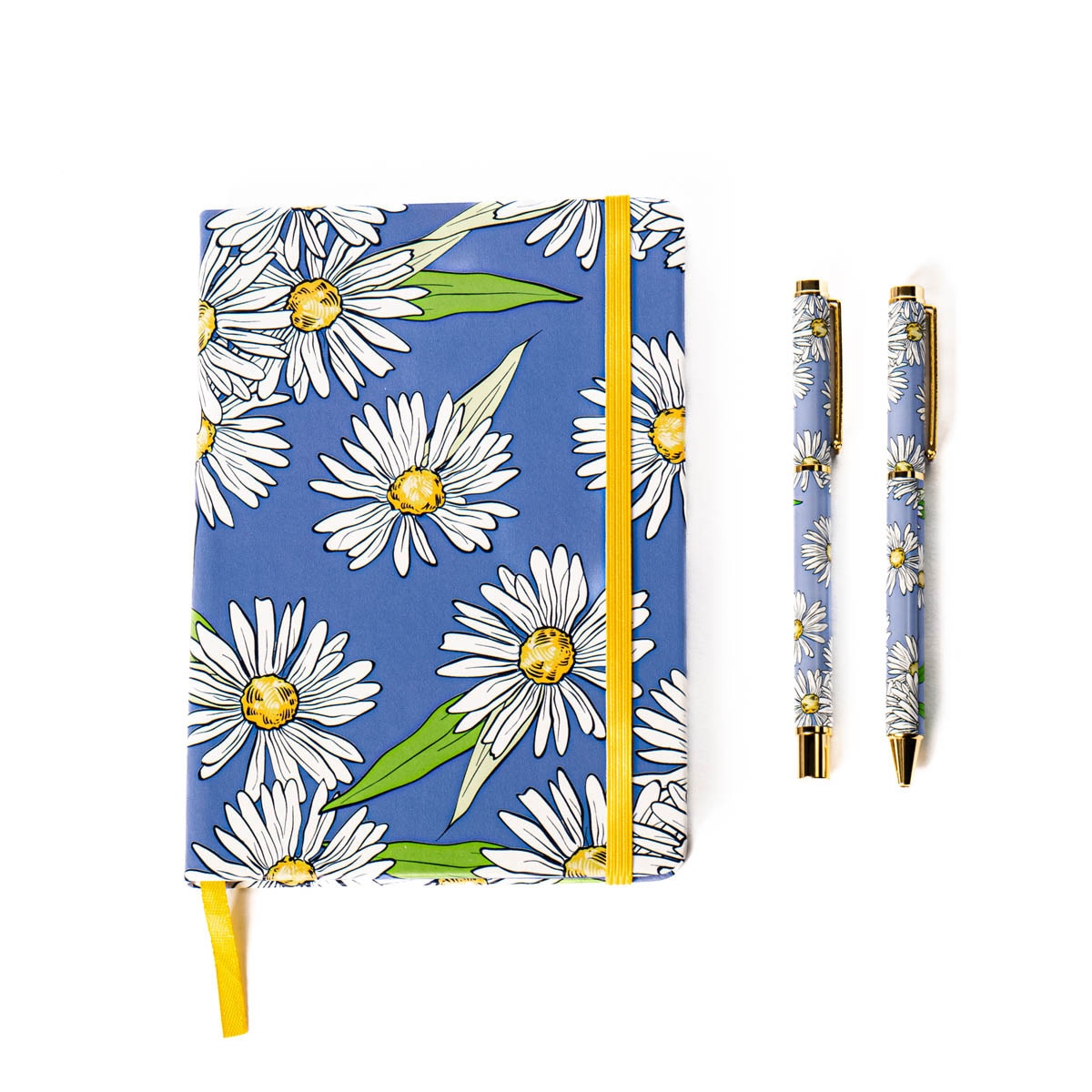 Imagen 0 de Juego de cuaderno y bolígrafos margaritas Frost azul /Multicolor