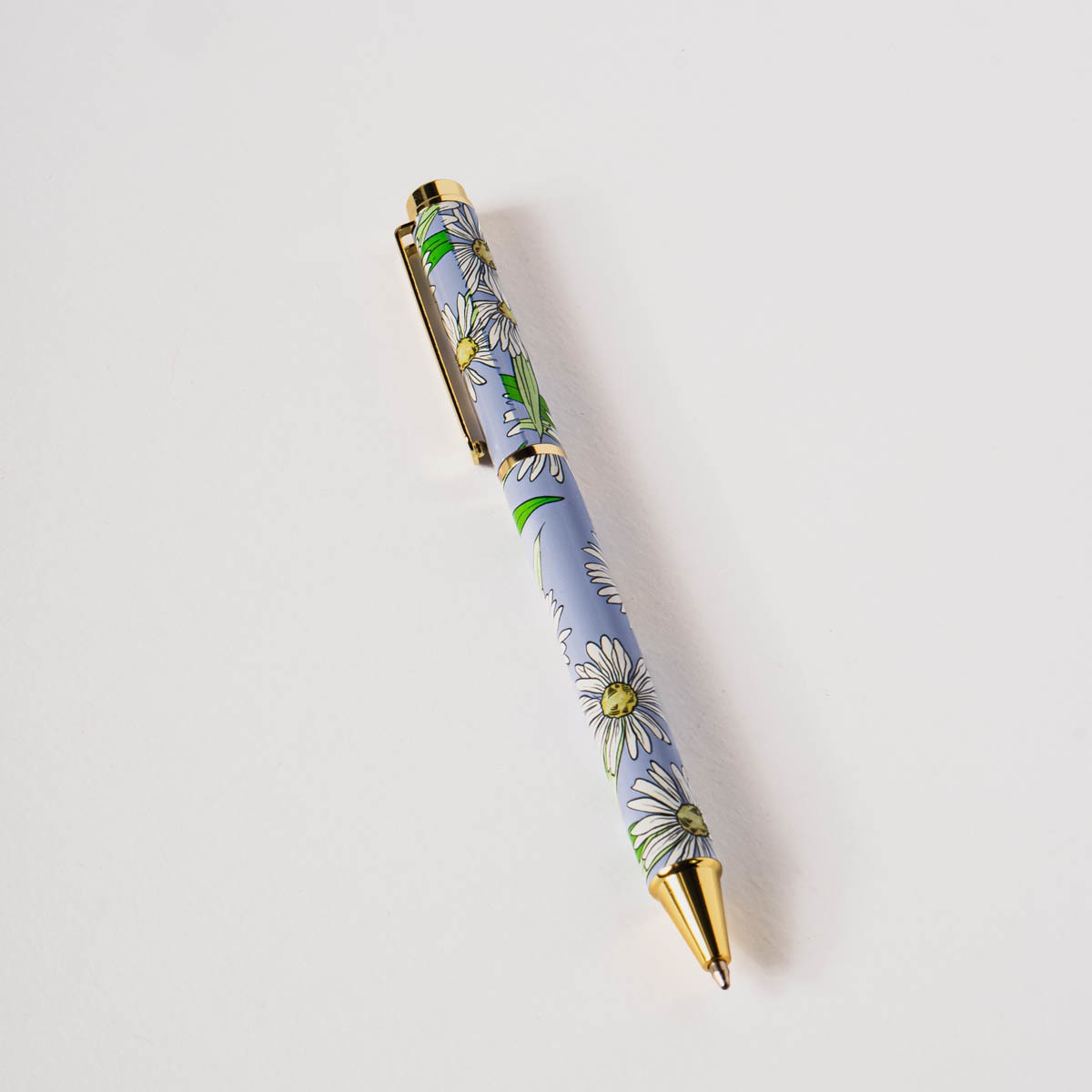 Bolígrafo metálico margaritas Frost verde /Blanco Azul / Multicolor-2