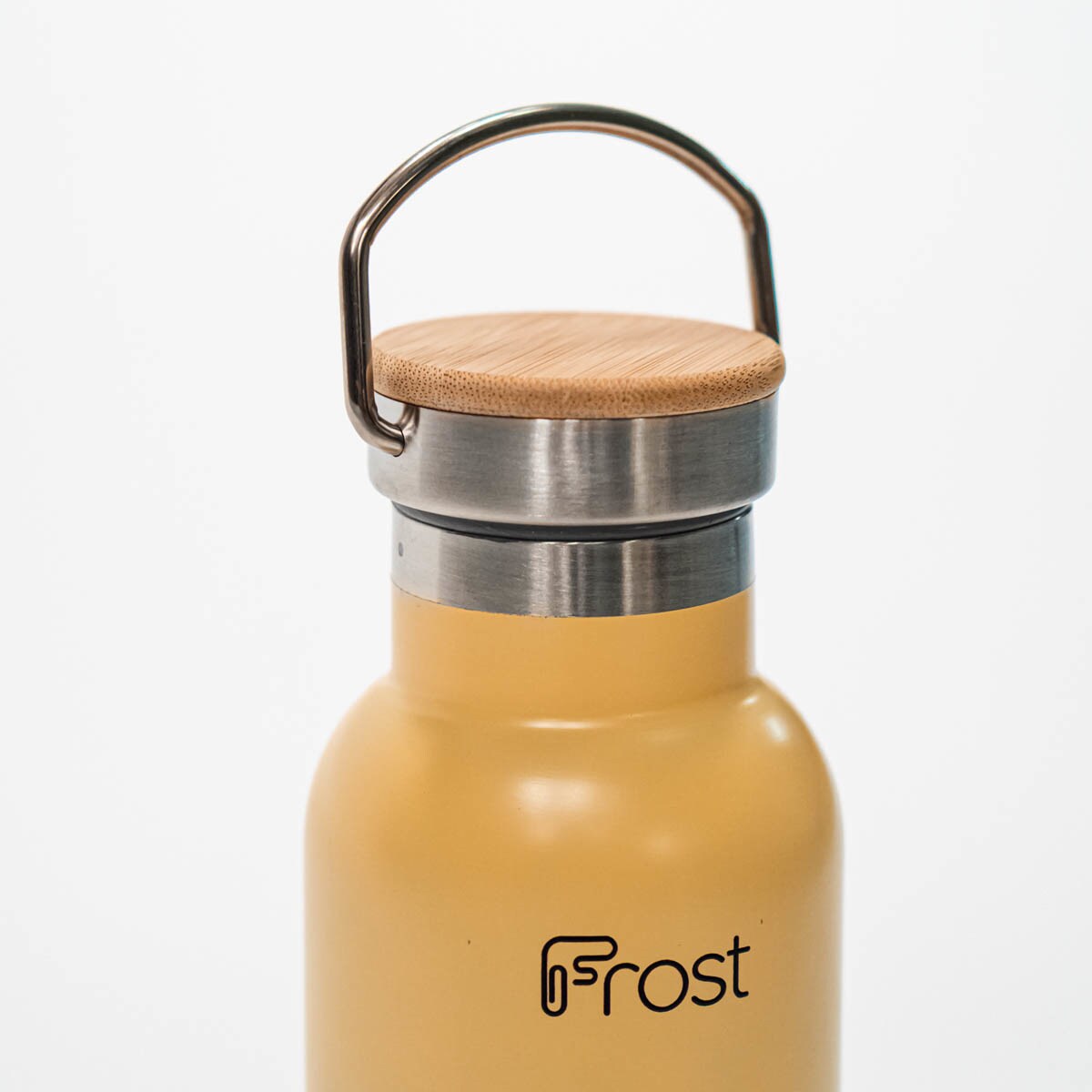 Garrafa de Aço Inoxidável Folhas - Laranja/Multicolor Laranja / Multicolor-3