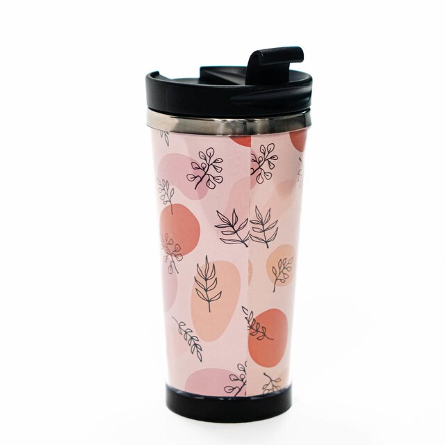 Imagen 0 de Kit regalo: vaso térmico  y notas adhesivas hojas Frost naranja /Multicolor