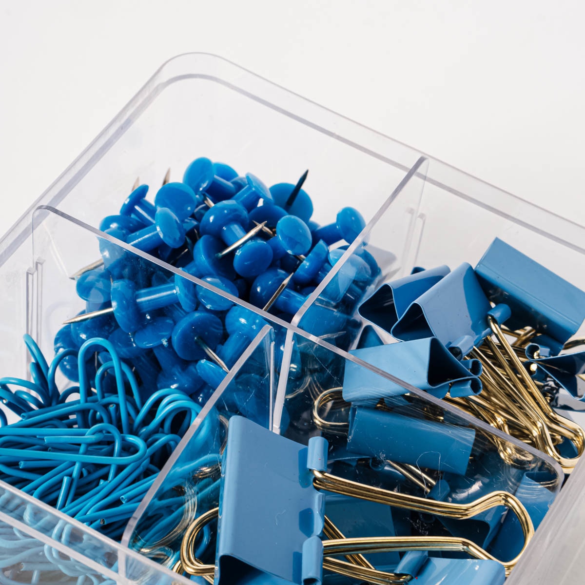 Kit de papelería clips Frost naranja /Multicolor Azul / Multicolor-5