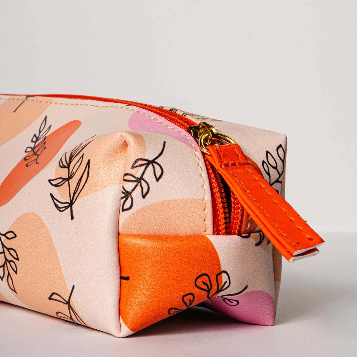 Estuche portatodo hojas Frost naranja /Multicolor Naranja / Multicolor-3