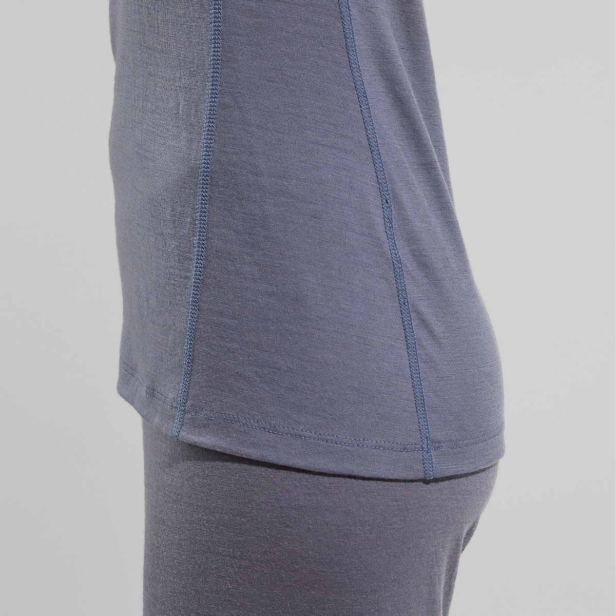 Camisola Interior Térmica de Mulher BL Top Crew Neck Merino 200 Cinzento-3