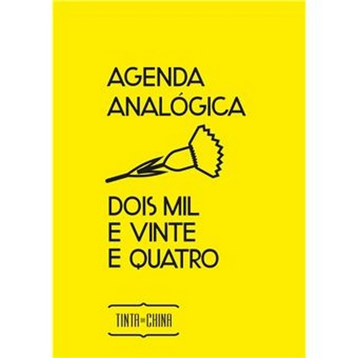 Imagem 0 de Analógica Diária Dois Mil e Vinte e Quatro - Amarelo