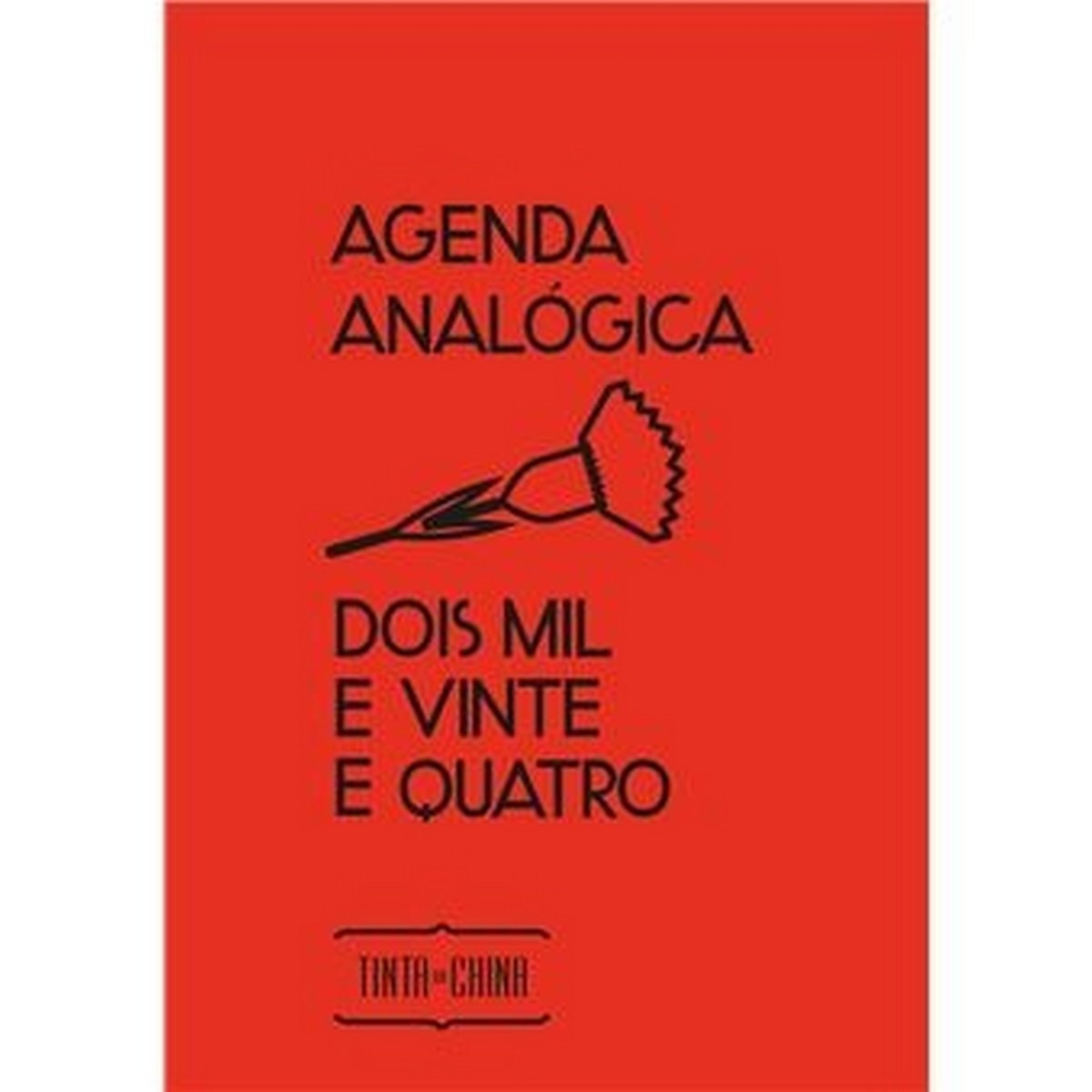 Analógica Diária Dois Mil e Vinte e Quatro - Vermelho 1
