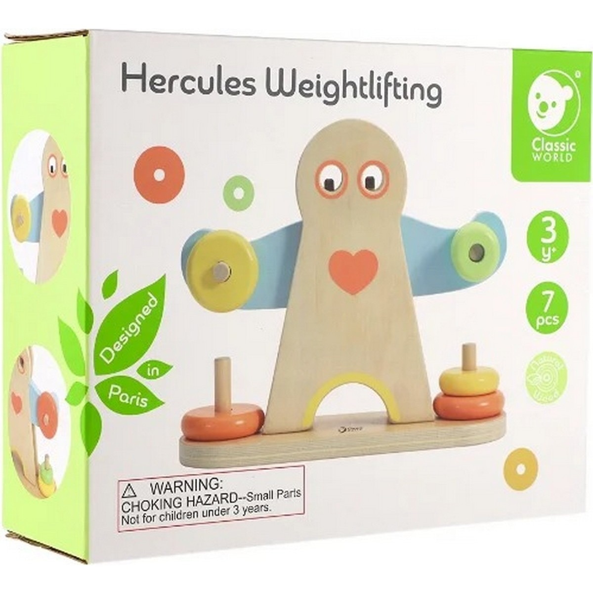 Imagem 0 de Jogo de Madeira Hercules Weighlifting