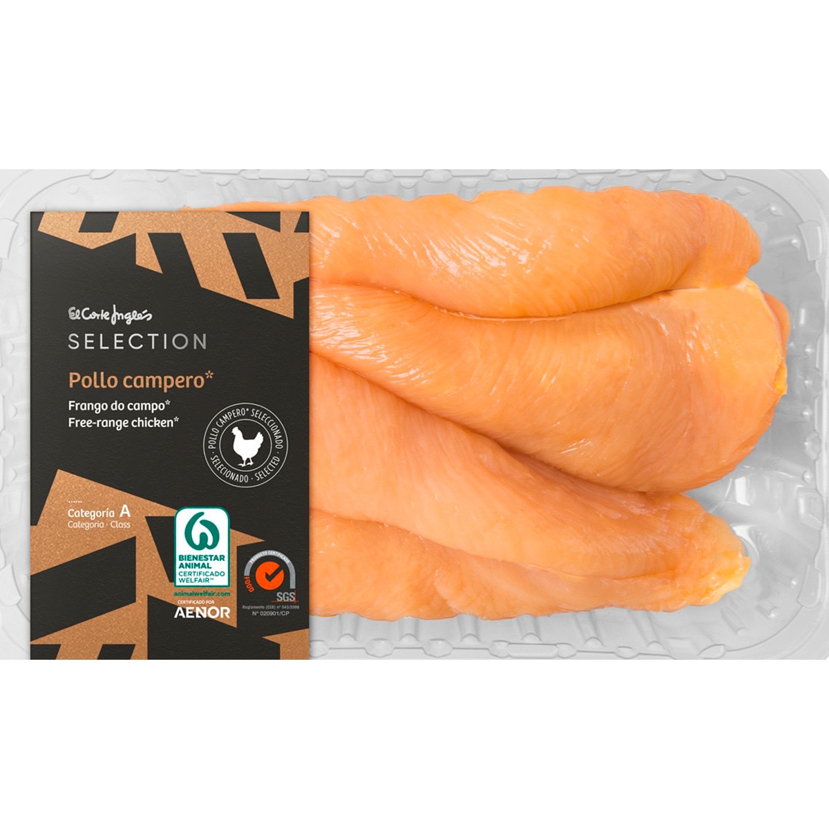Bifes de Frango do Campo Peso Aproximado embalagem 500 g