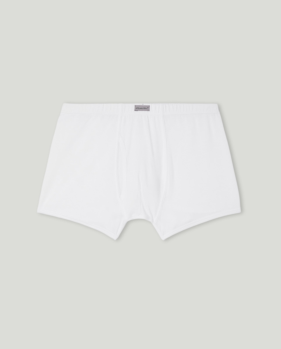 Imagem 0 de Boxers de malha de homem Emidio Tucci brancos