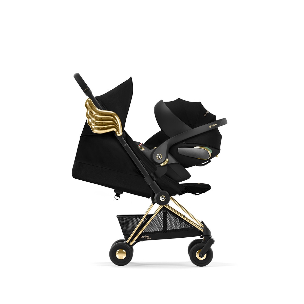 Carrinho de Passeio Coya Wings Preto-7