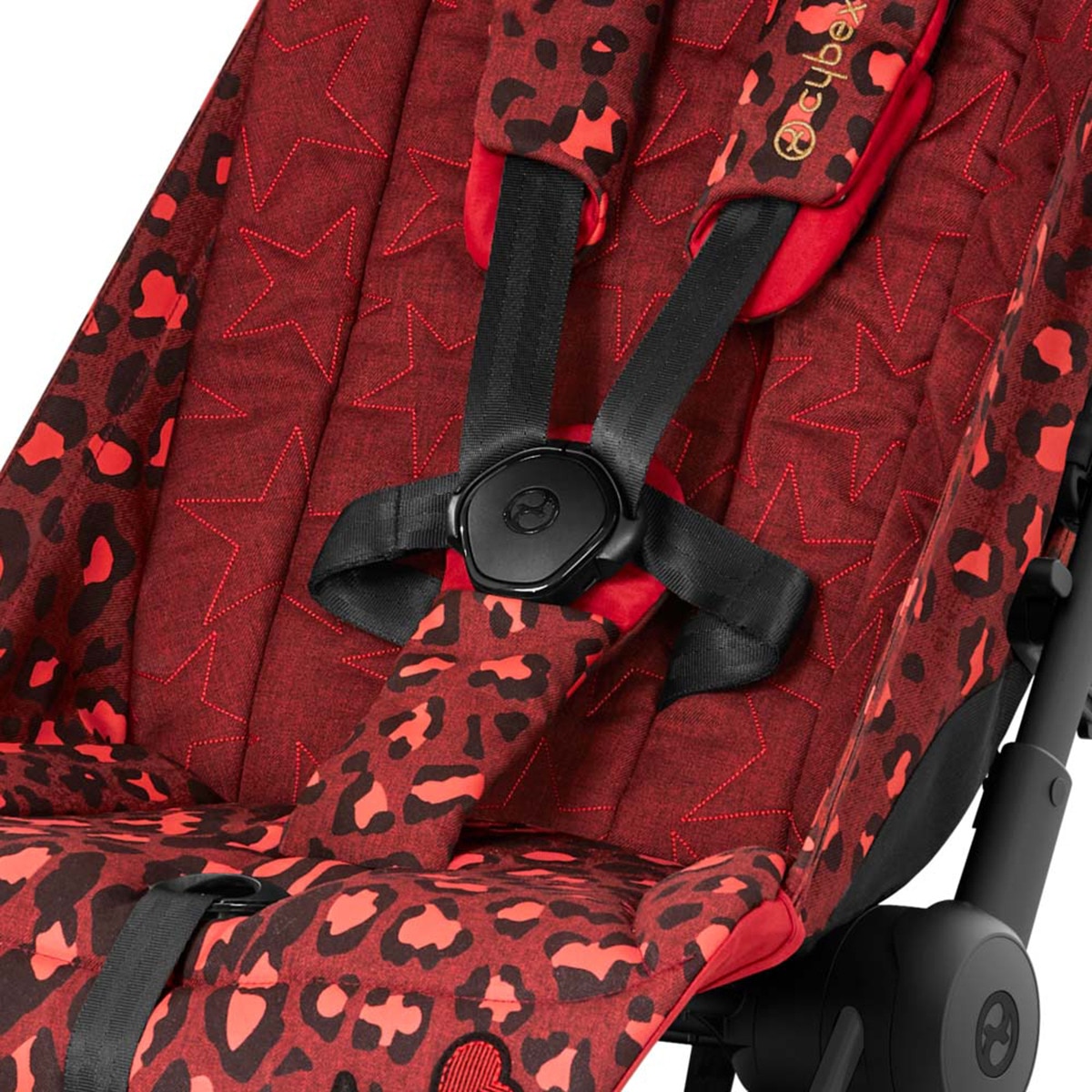 Carrinho de Passeio Coya Rockstar Vermelho-5