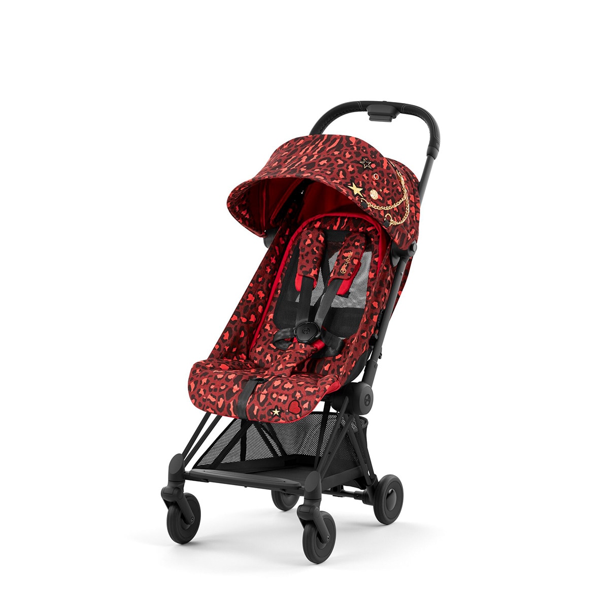 Carrinho de Passeio Coya Rockstar Vermelho-2