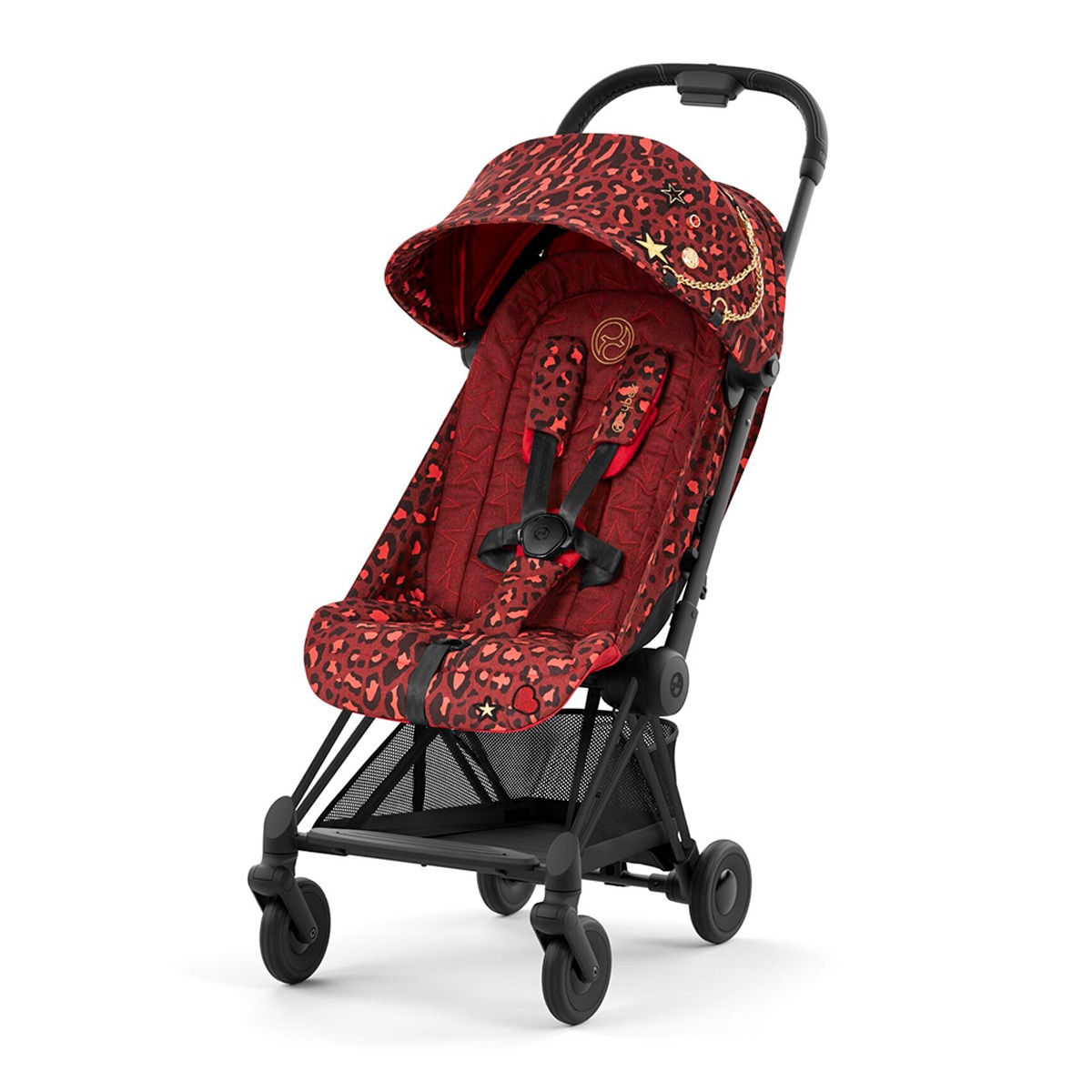 Carrinho de Passeio Coya Rockstar Vermelho-1