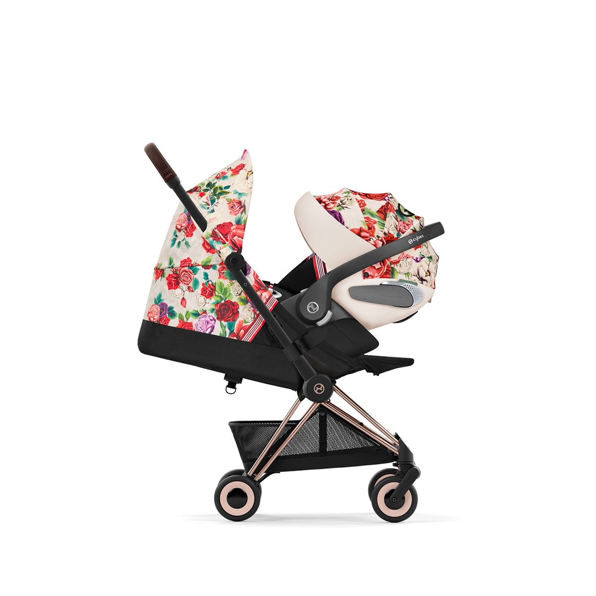 Carrinho de Passeio Coya Spring Blossom Bege-6