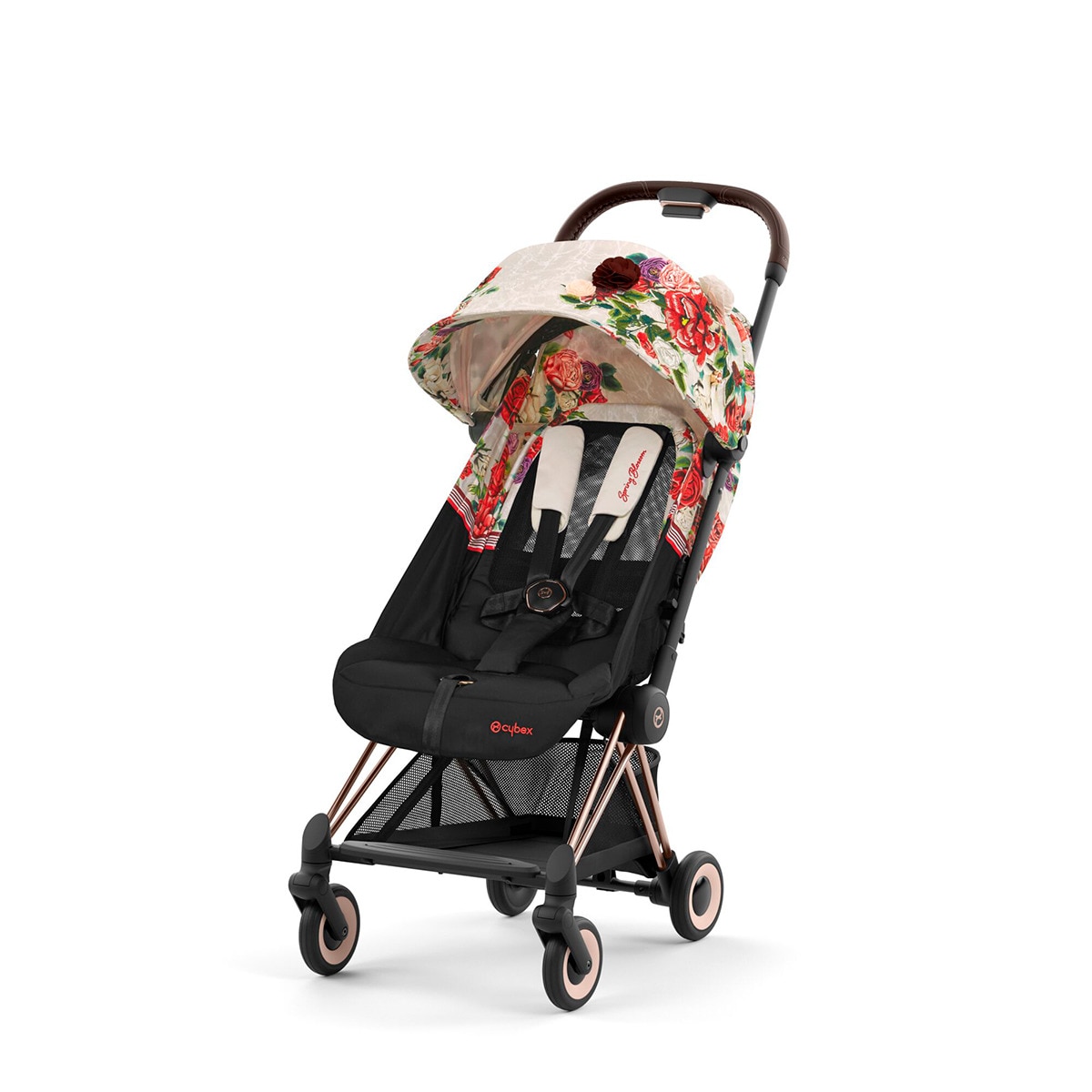 Carrinho de Passeio Coya Spring Blossom Bege-2