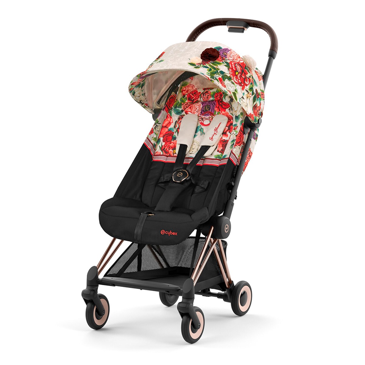 Carrinho de Passeio Coya Spring Blossom Bege-1