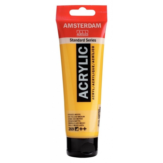 Imagem 0 de Tubo de Tinta Acrílico 120 ml - Amarelo Azo Médio