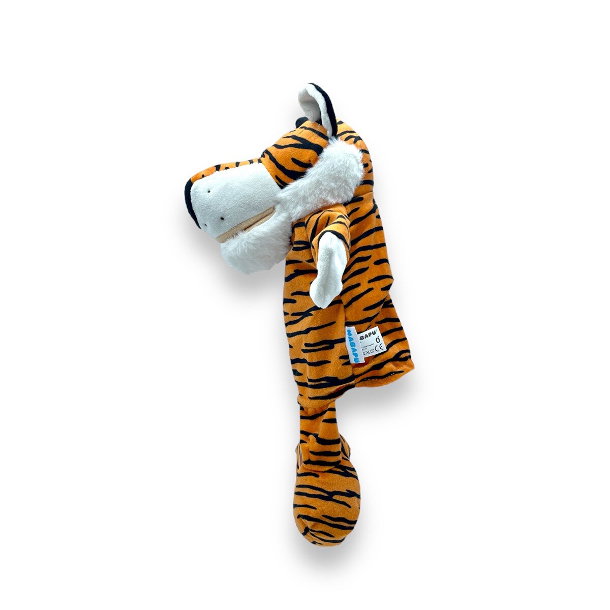 Marioneta de mano Mabapu el tigre Robert Naranja-4