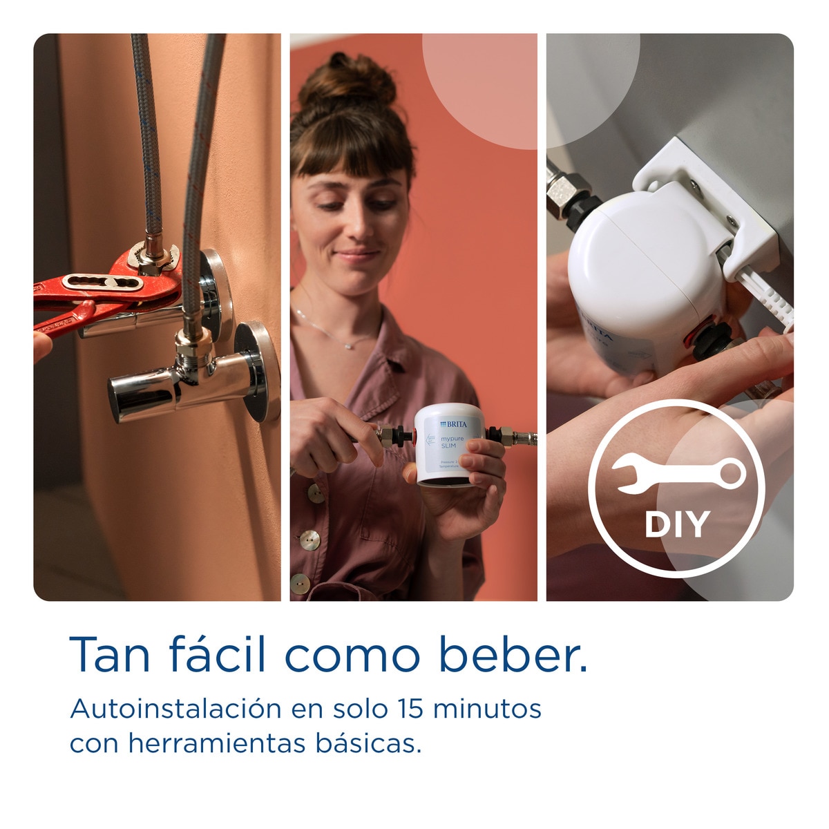 Filtro de recambio para sistema de filtrado de agua Mypure Slim Brita Blanco-8