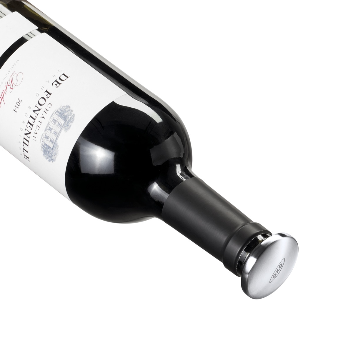 Conjunto de 2 Tampas Herméticas para Vinho Preto-3